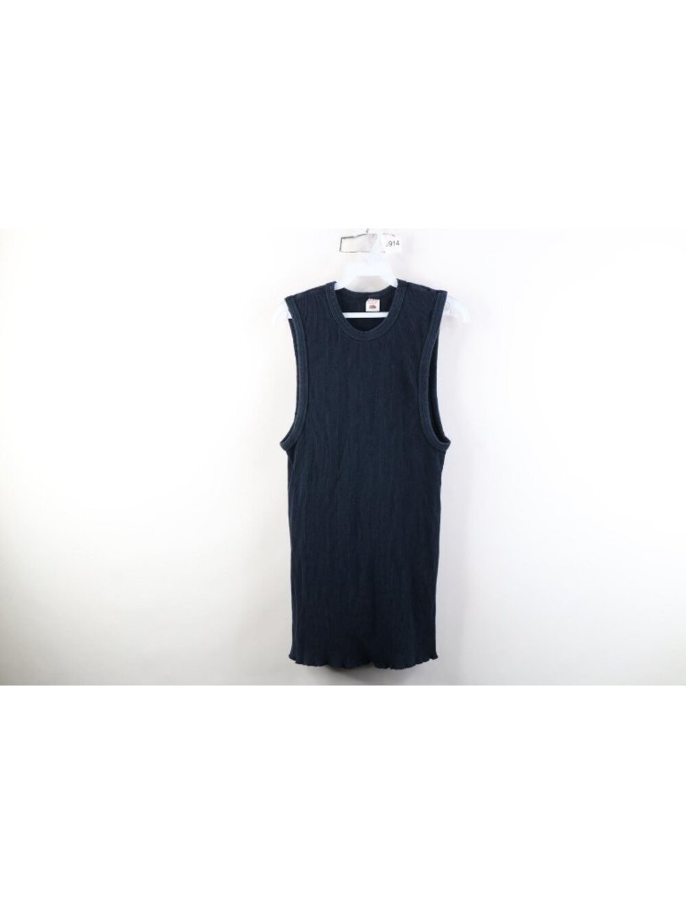 Vintage 90s Streetwear Mens 2XL XXL Sleeveless Wife Beater Muscle T-Shirt Black